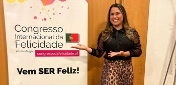 Nilda Marchi lança seus produtos em Lisboa, no 4° Congresso Internacional da Felicidade