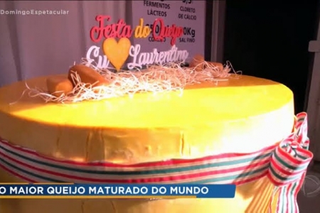 Cidade catarinense tenta entrar para a história como a dona do maior queijo maturado do mundo