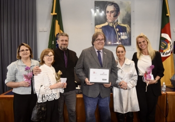 Merkator Feiras e Eventos recebe homenagem do deputado Issur Koch pelos seus 20 anos de atividades