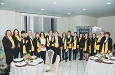 Posse da nova diretoria do Clube Soroptimista Internacional de Rio do Sul